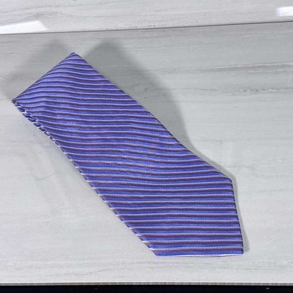 Van Heusen Other - Striped Blue and Purple Men's Tie